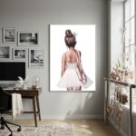 Quadro Decorativo Pequena Bailarina-70x50cm
