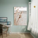 Quadro Decorativo Plantas Na Praia-70x50cm