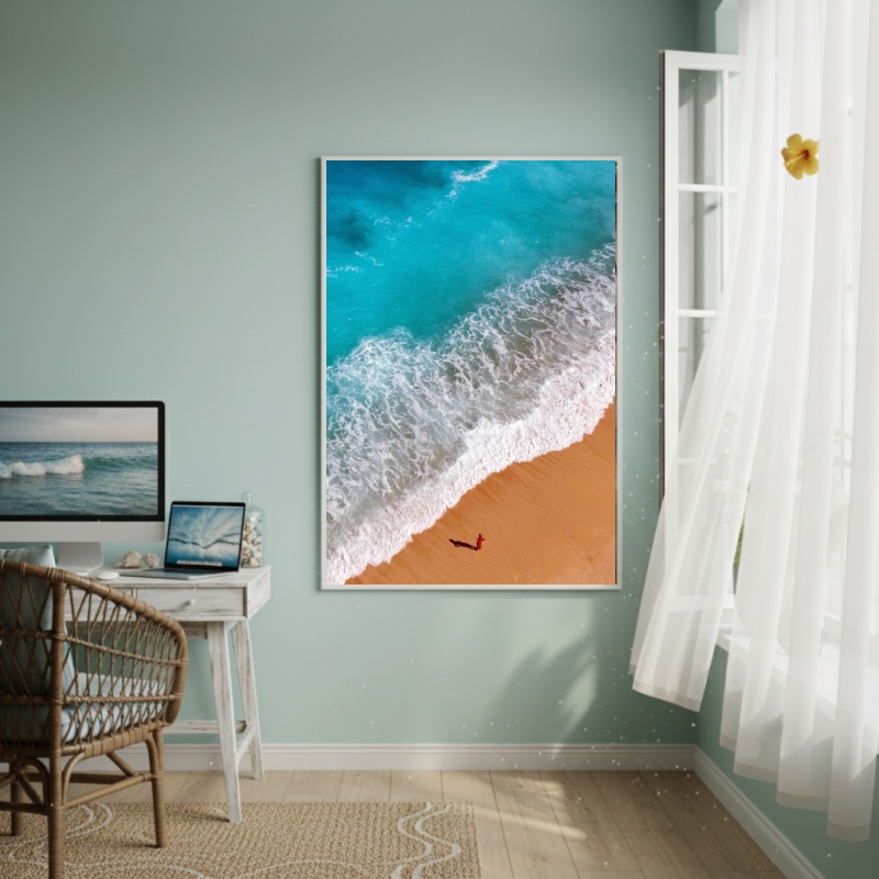 Quadro Decorativo Poder Do Oceano-70x50cm