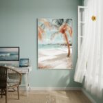 Quadro Decorativo Praia Soft-70x50cm