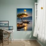 Quadro Decorativo Sob A Luz Dos Luares-70x50cm