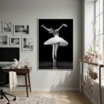 Quadro Decorativo Uma Bailarina-70x50cm