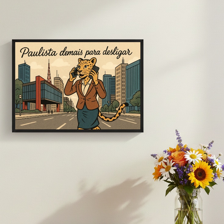 Quadro Paulista Demais Para Desligar