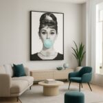 Quadro Canvas Audrey Bubblegum Tiffany