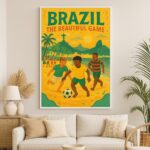 Quadro Canvas Brasil - Futebol