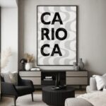 Quadro Canvas Carioca Calçadão