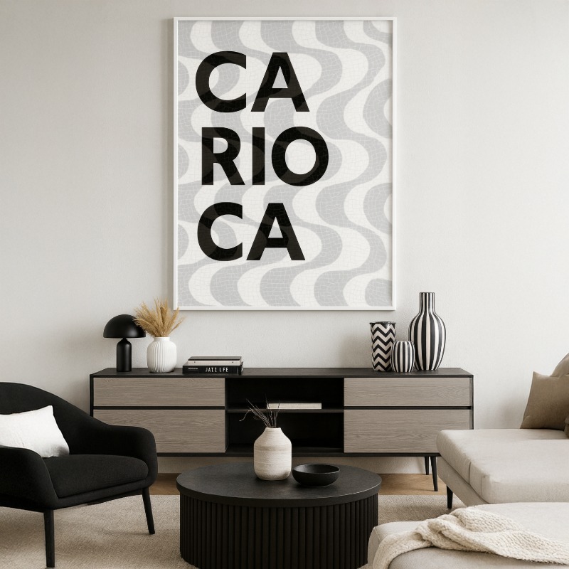 Quadro Canvas Carioca Calçadão - Imagem 4