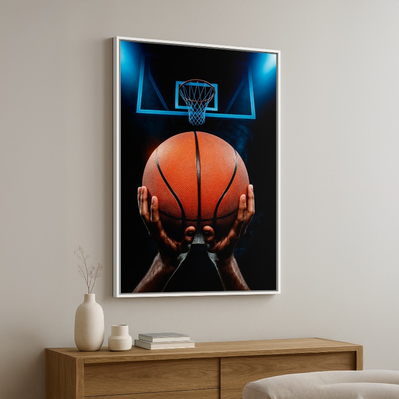 Quadro Canvas Cesta De Basquete - Imagem 4