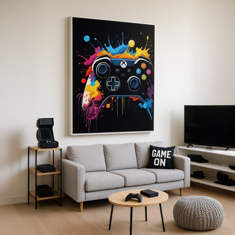 Quadro Canvas Gamer - Manete