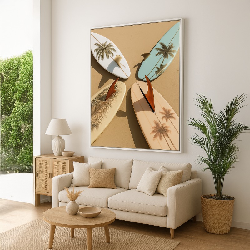 Quadro Canvas Pranchas de Surf - Imagem 4