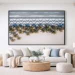 Quadro Canvas Rio de Janeiro Ipanema Vista Aerea