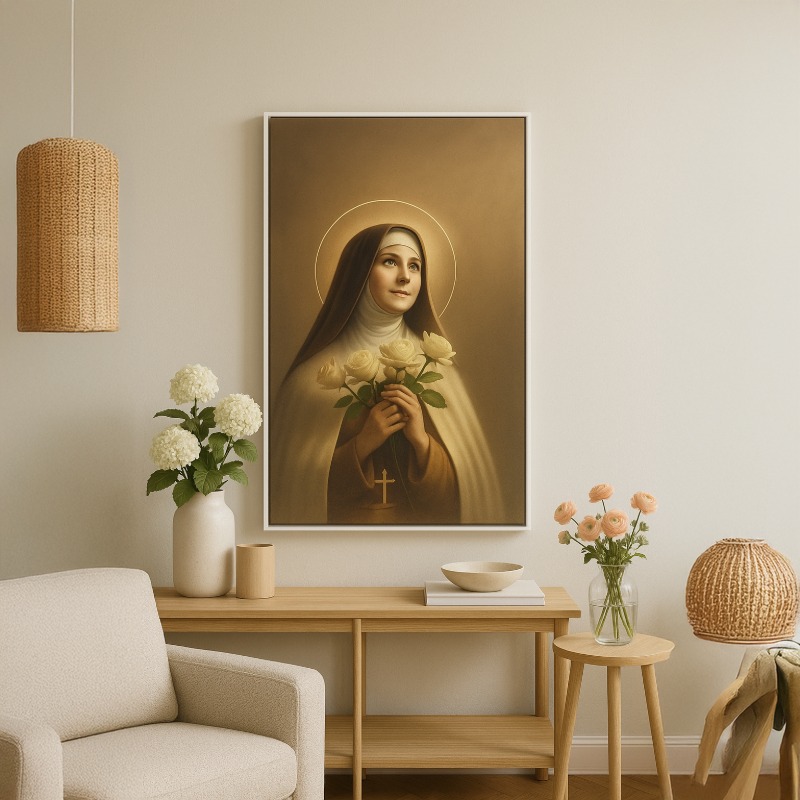 Quadro Canvas Santa Teresinha