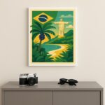 Quadro Decorativo Brasil Praia Rio de Janeiro