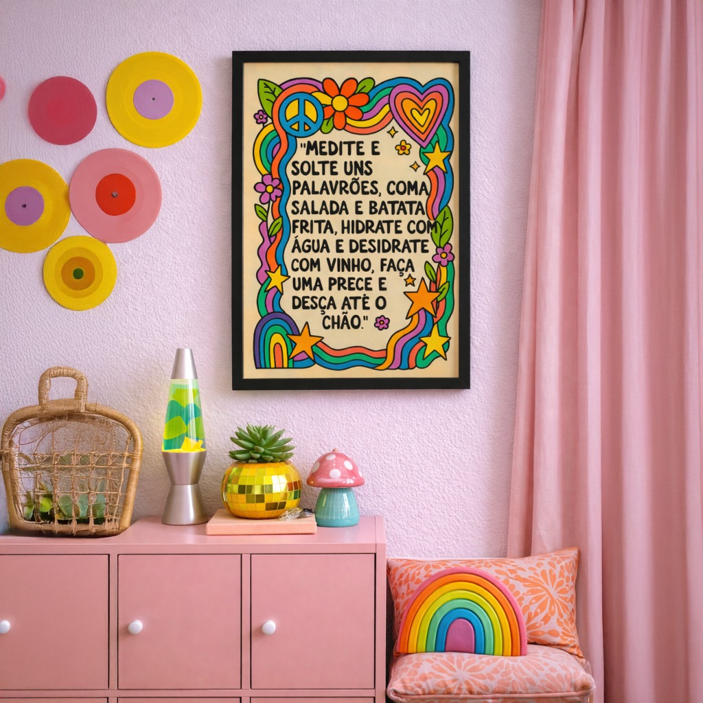 Quadro Decorativo Equilíbrio Na Vida