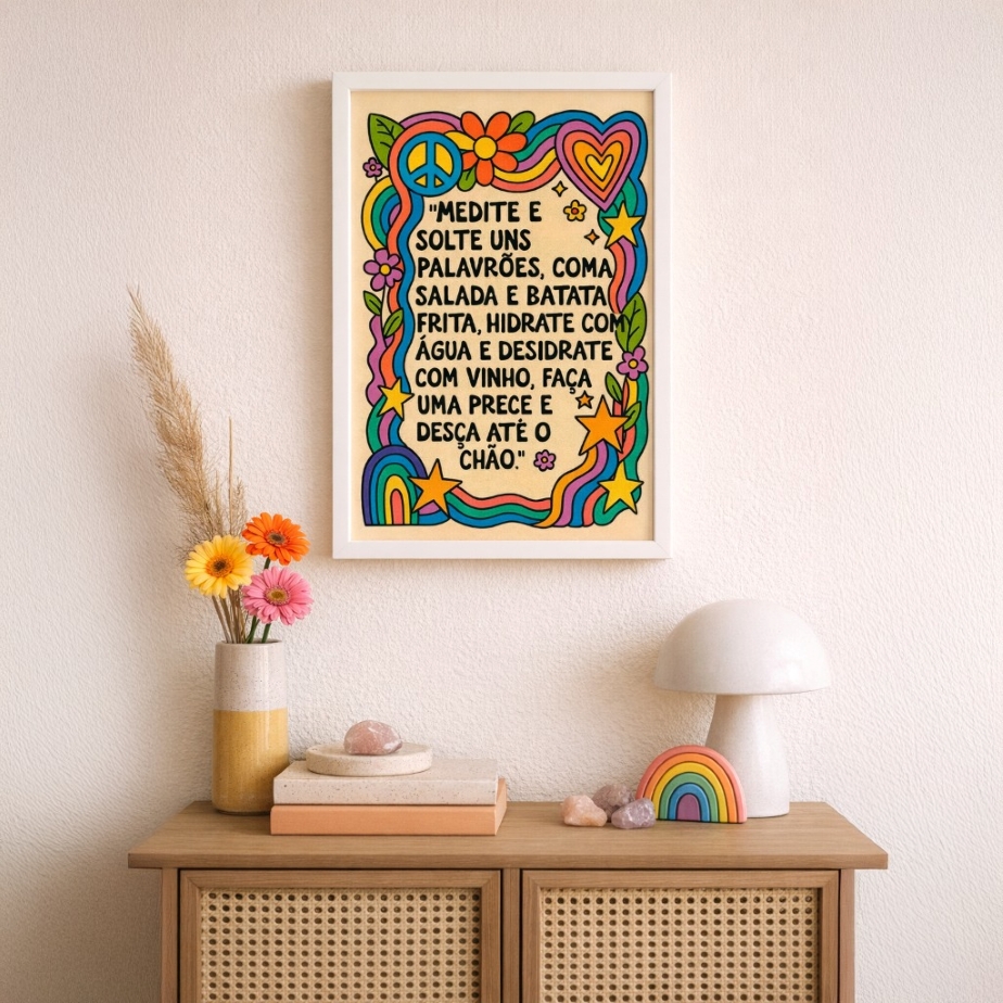 Quadro Decorativo Equilíbrio Na Vida