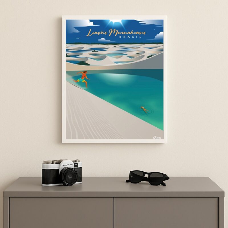 Quadro Decorativo Lençois Maranhenses - Brasil