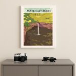 Quadro Decorativo Mato Grosso - Brasil