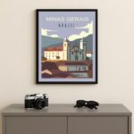 Quadro Decorativo Minas Gerais - Brasil
