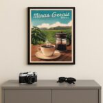 Quadro Decorativo Minas Gerais - Café