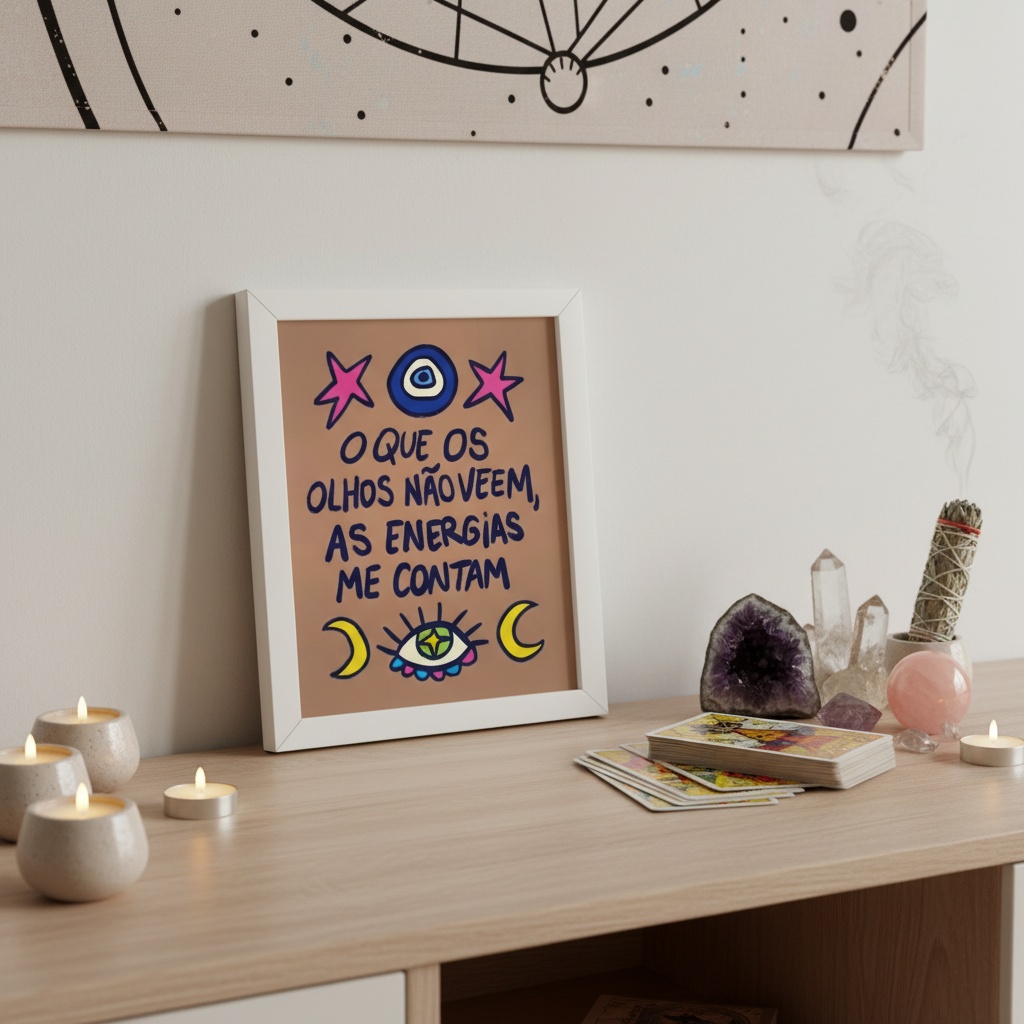 Quadro Decorativo Místico - Energia