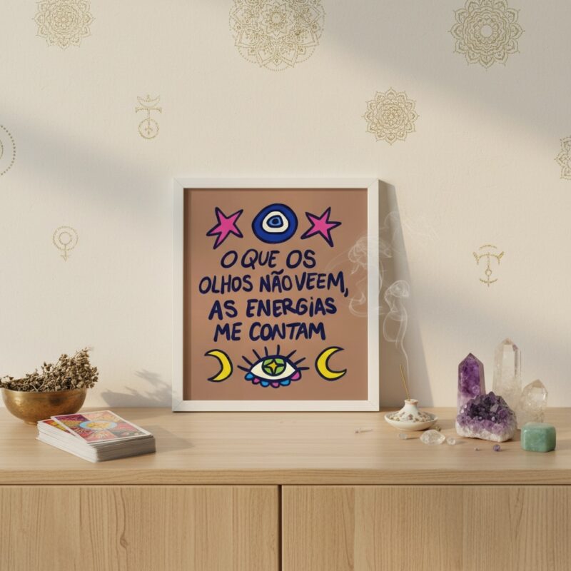 Quadro Decorativo Místico - Energia