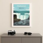 Quadro Decorativo Paraná - Brasil
