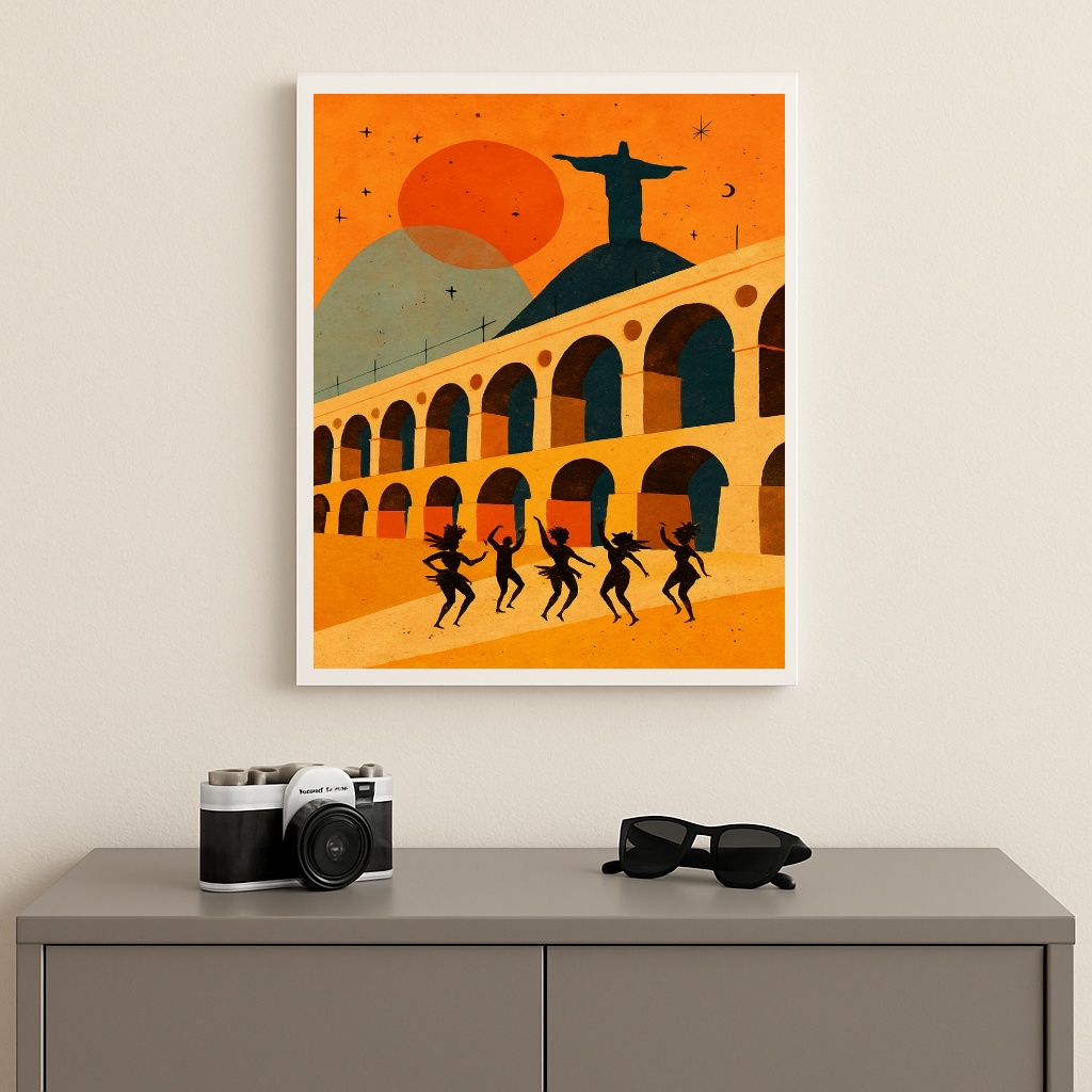 Quadro Decorativo Rio de Janeiro - Arcos da Lapa