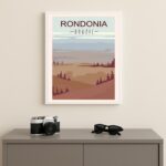 Quadro Decorativo Rondônia - Brasil