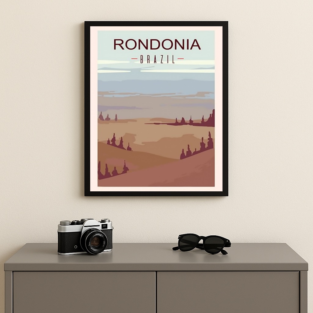 Quadro Decorativo Rondônia - Brasil