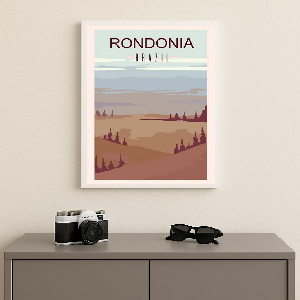 Quadro Decorativo Rondônia - Brasil