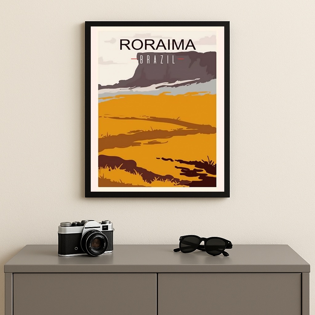 Quadro Decorativo Roraima - Brasil