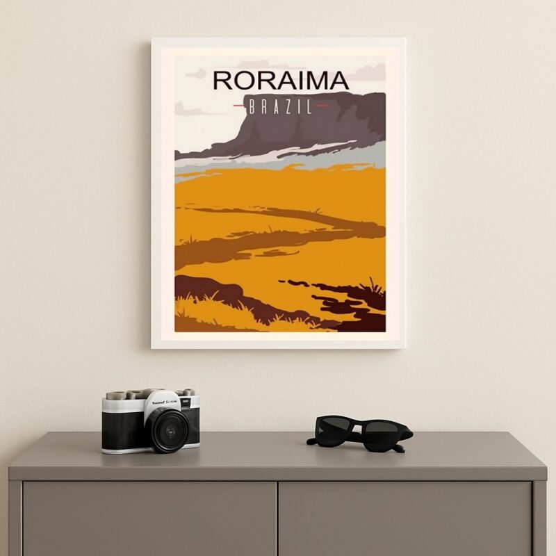 Quadro Decorativo Roraima - Brasil