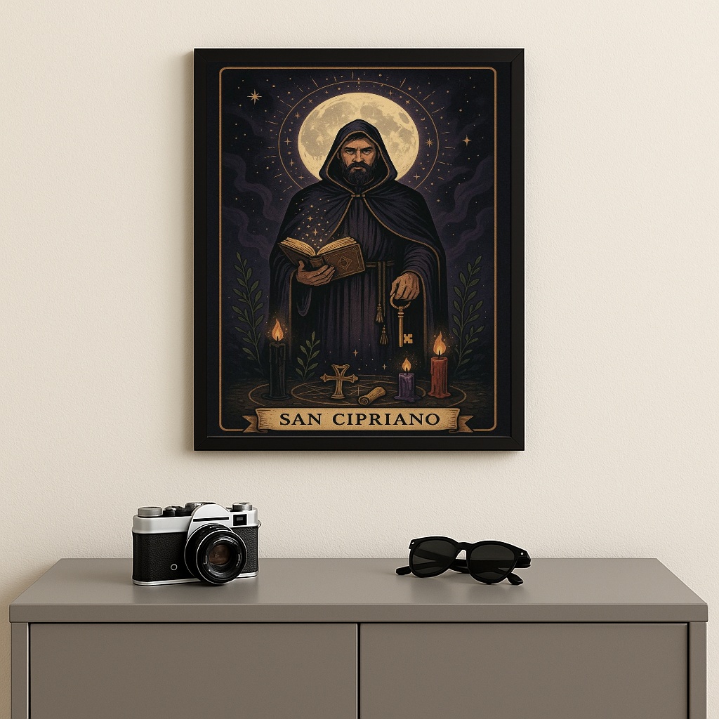 Quadro Decorativo São Cipriano - Tarot