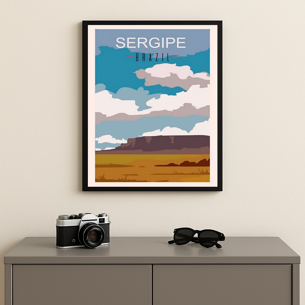 Quadro Decorativo Sergipe - Brasil