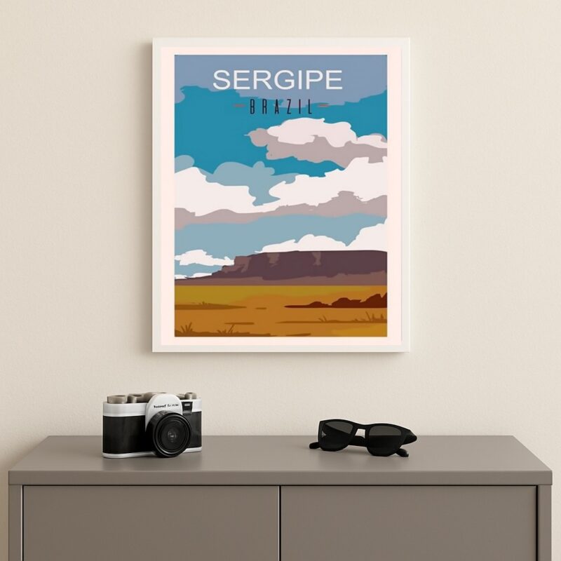 Quadro Decorativo Sergipe - Brasil