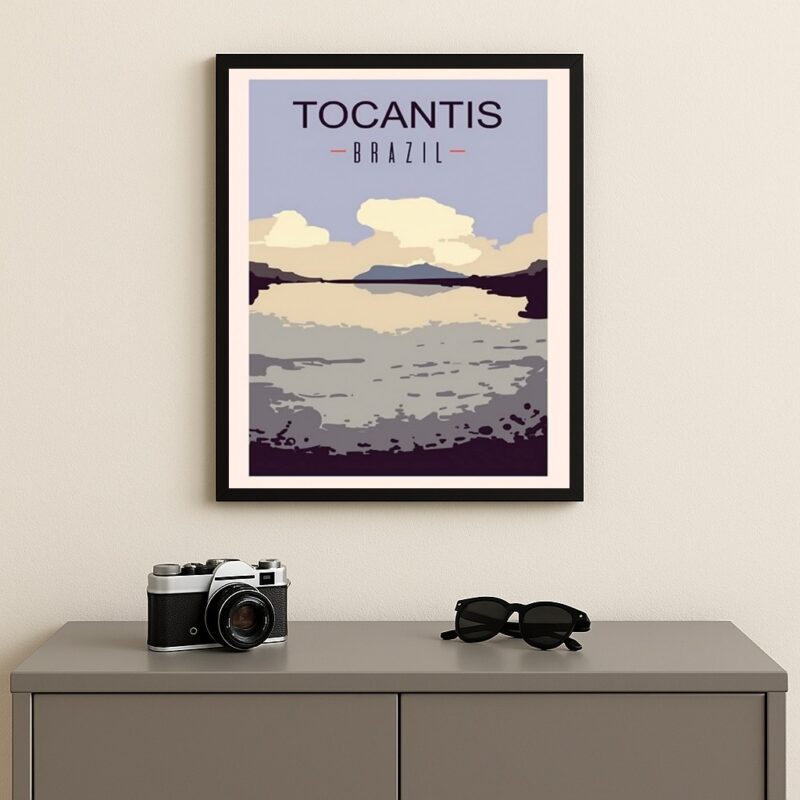 Quadro Decorativo Tocantins - Brasil