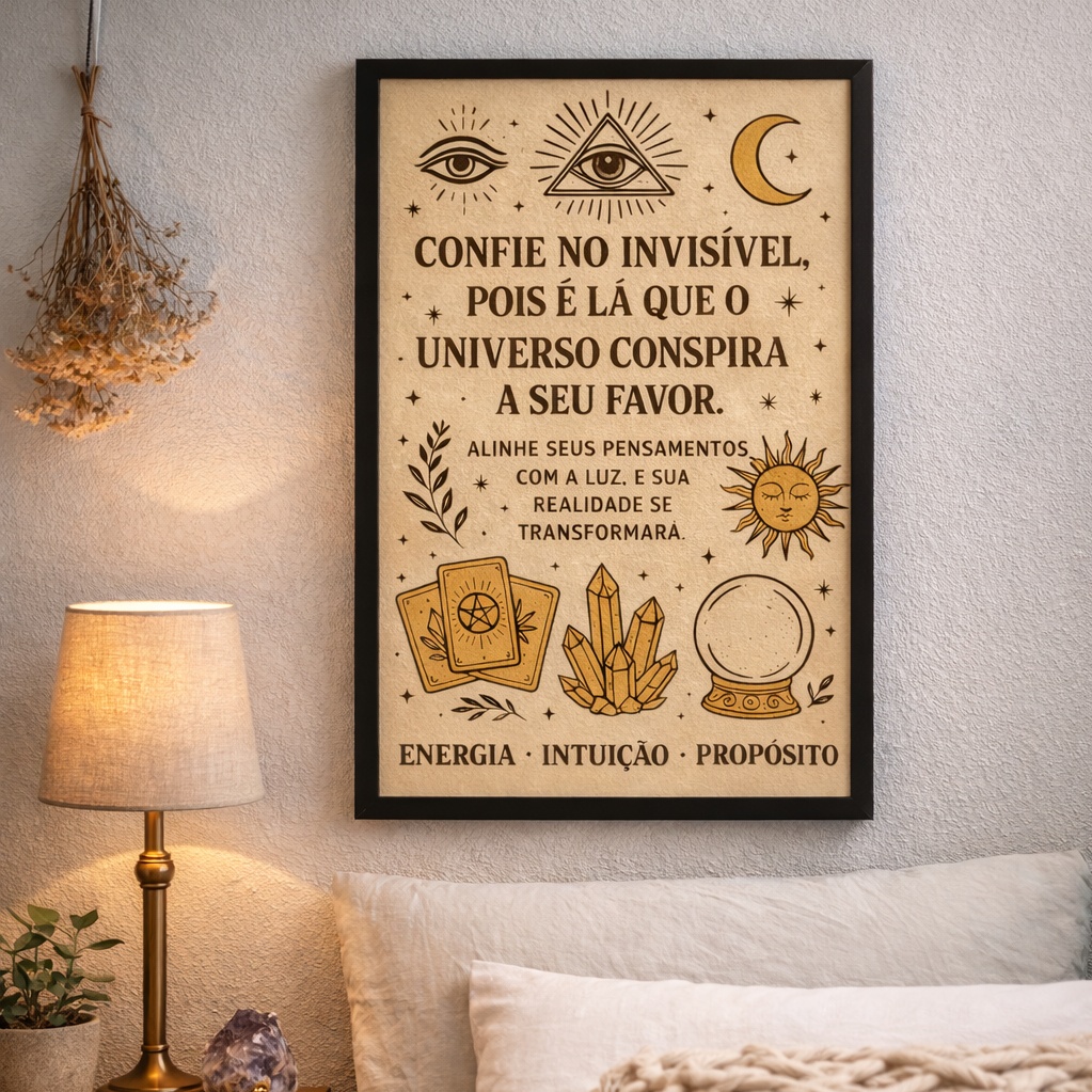 Quadro Lei da Atração - Energia do Universo