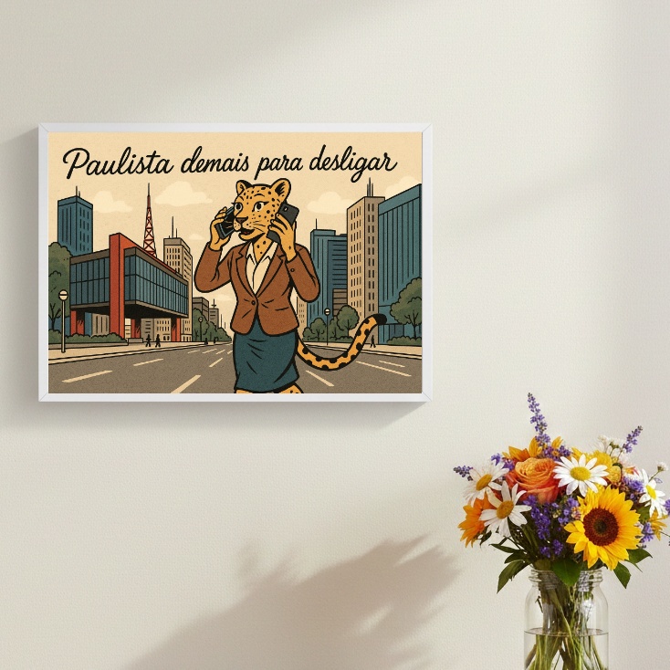 Quadro Paulista Demais Para Desligar