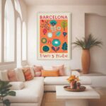 Quadro Canvas - Barcelona Flores e Plantas