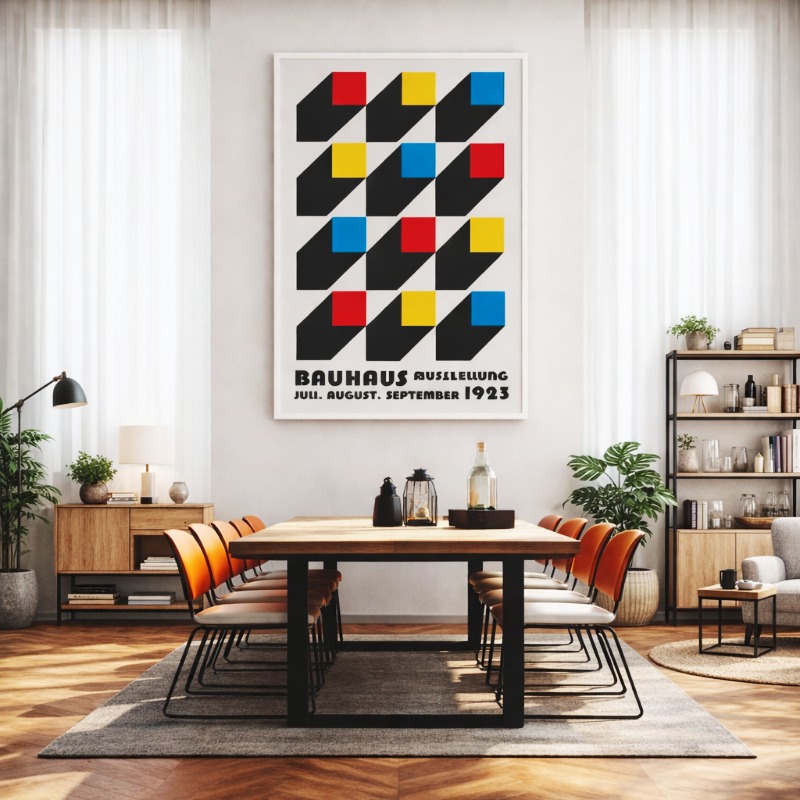 Quadro Canvas - Bauhaus - Nova Objetividade