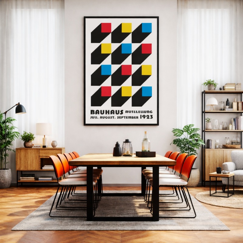 Quadro Canvas - Bauhaus - Nova Objetividade