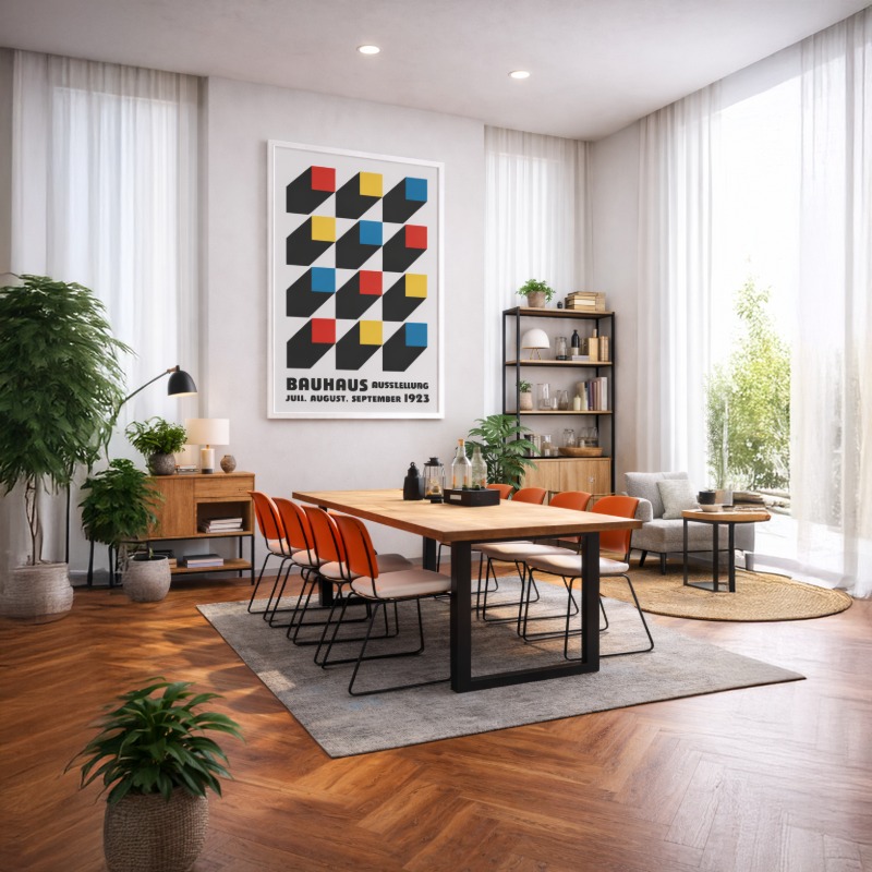 Quadro Canvas - Bauhaus - Nova Objetividade