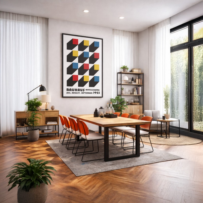 Quadro Canvas - Bauhaus - Nova Objetividade