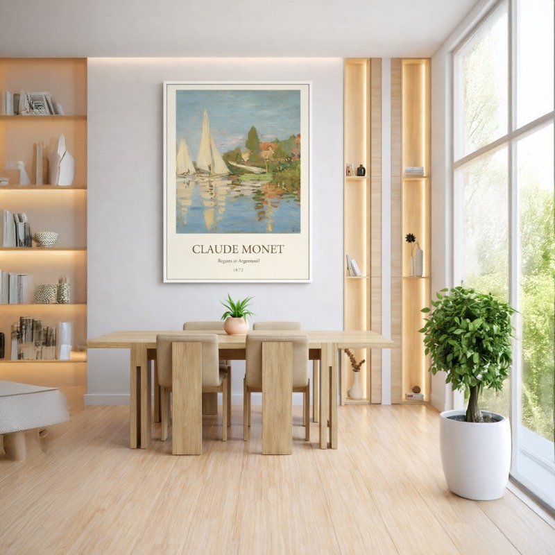 Quadro Canvas - Claude Monet - Regata em Argenteuil