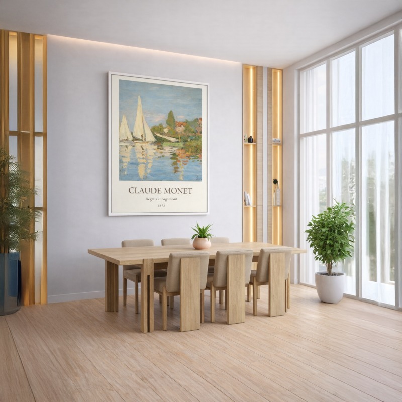 Quadro Canvas - Claude Monet - Regata em Argenteuil