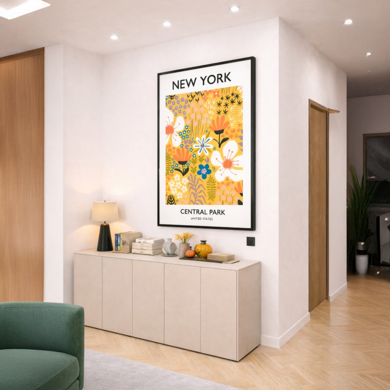 Quadro Canvas - Flower Market New York