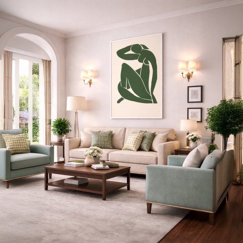 Quadro Canvas - Henri Matisse - A Linha Verde