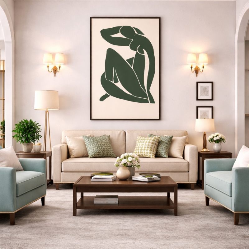 Quadro Canvas - Henri Matisse - A Linha Verde