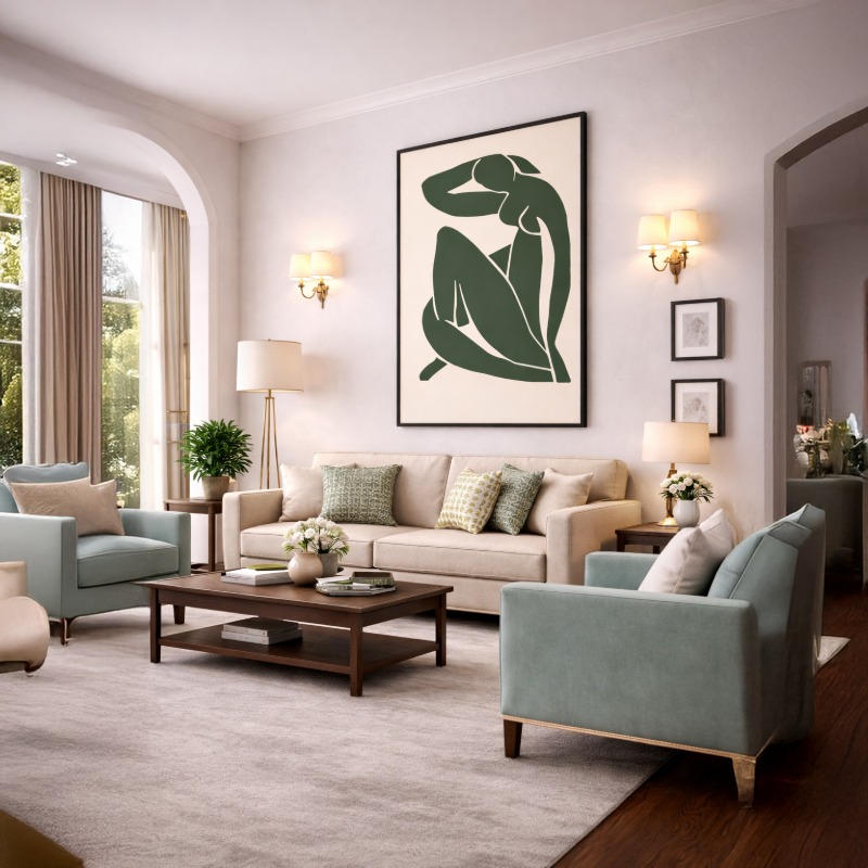 Quadro Canvas - Henri Matisse - A Linha Verde