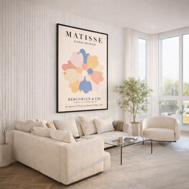 Quadro Canvas - Henri Matisse - Papel Découpés - Flor